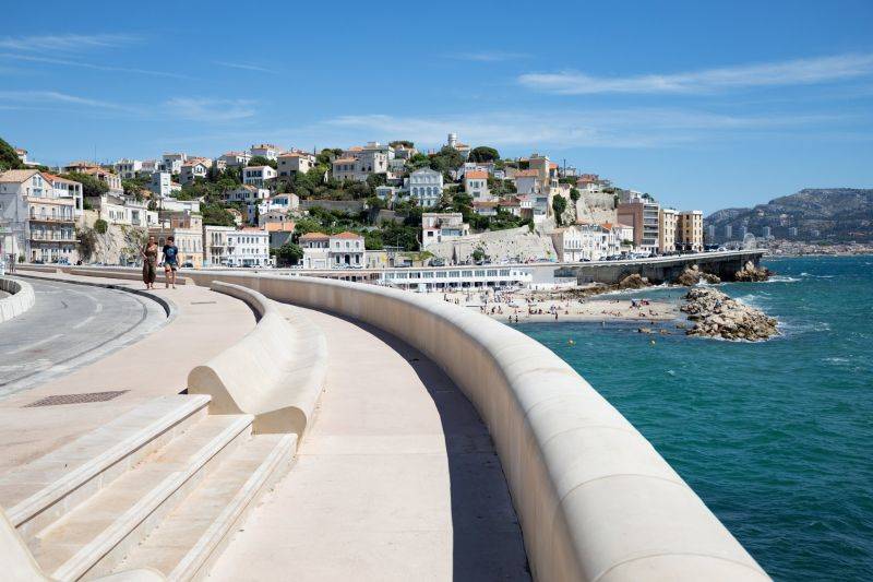 Corniche Kennedy à Marseille